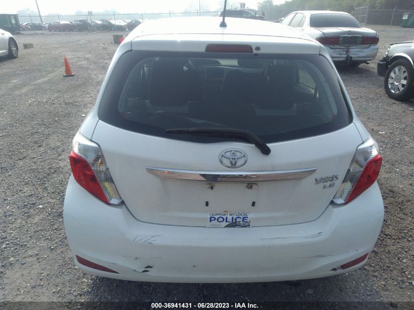 2013 TOYOTA YARIS L/LE/SE - JTDKTUD39DD566104