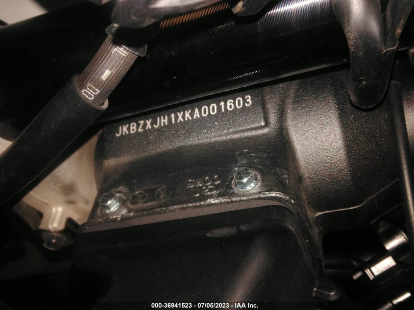 VIN JKBZXJH1XKA001603 2019 KAWASAKI ZX636 K