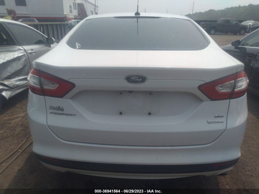 2016 FORD FUSION SE - 1FA6P0HD7G5111435