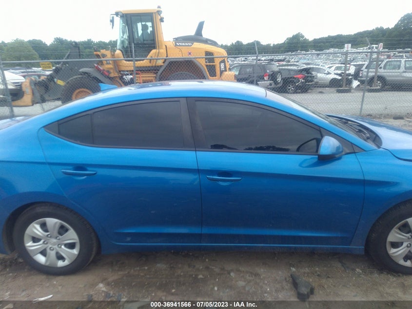 VIN KMHD74LF3HU114885 2017 HYUNDAI ELANTRA SE