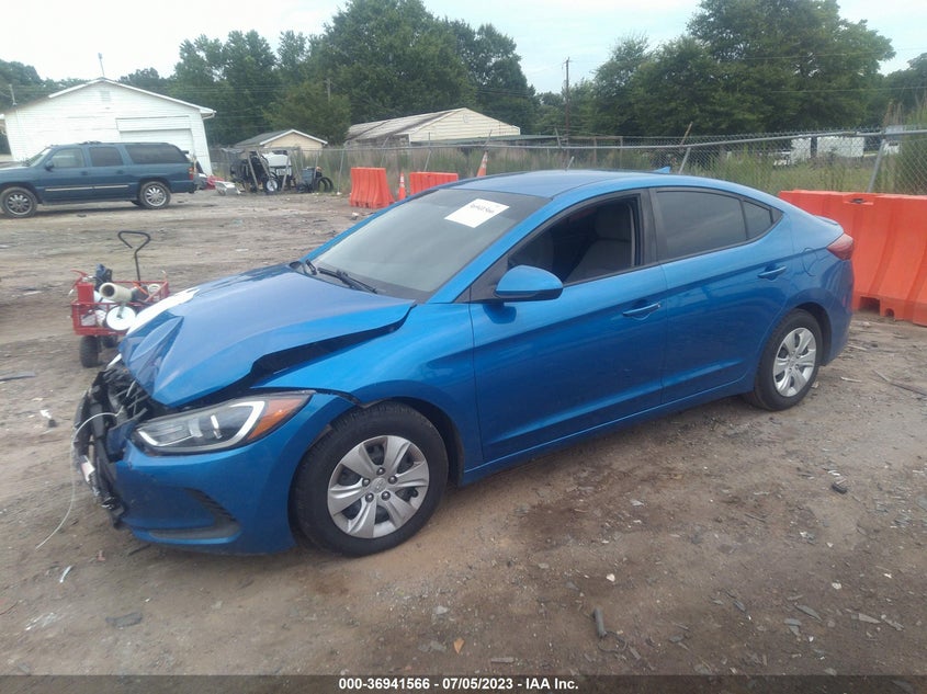 VIN KMHD74LF3HU114885 2017 HYUNDAI ELANTRA SE