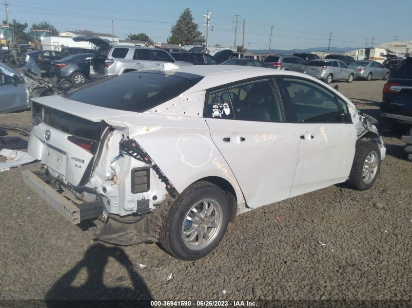 2021 TOYOTA PRIUS LE/XLE - JTDL9MFU6M3023095