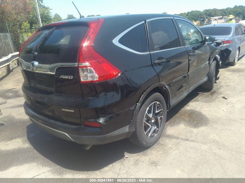 2016 HONDA CR-V SE - 5J6RM4H42GL082844