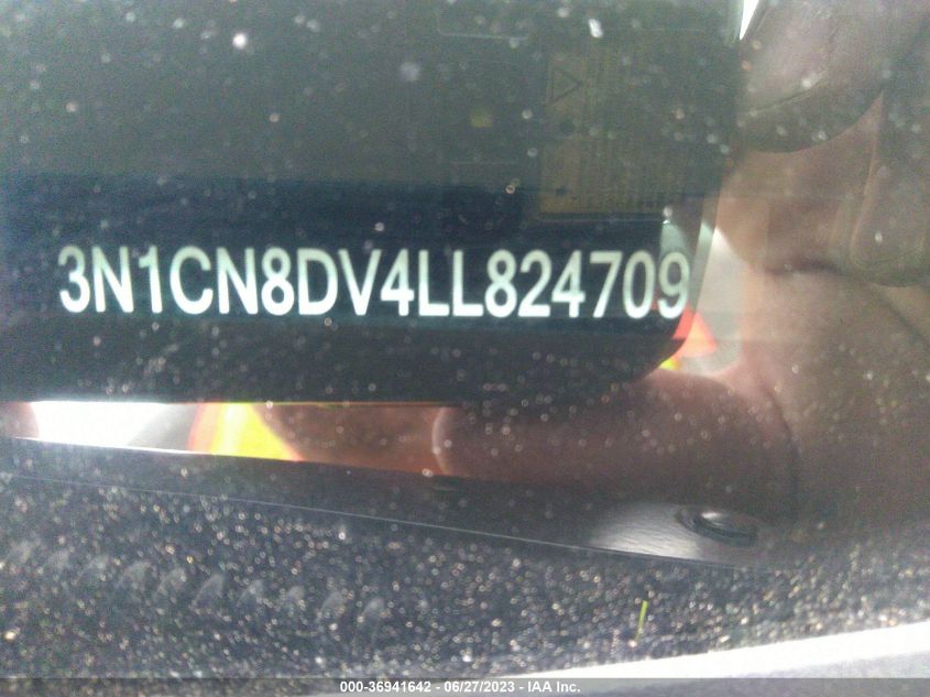 2020 NISSAN VERSA S - 3N1CN8DV4LL824709