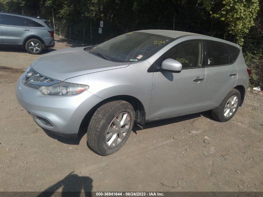 2014 NISSAN MURANO S/SV/SL/LE - JN8AZ1MU4EW408412