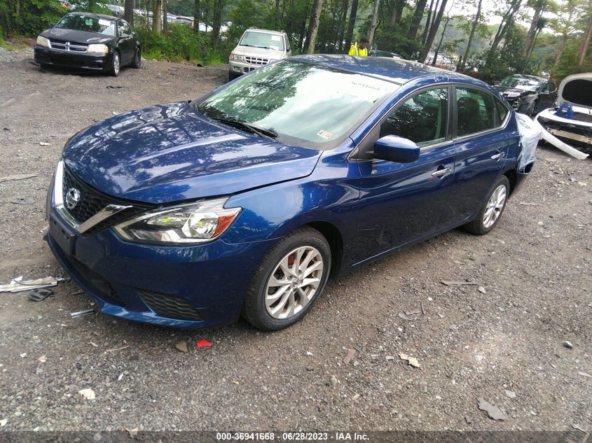 VIN 3N1AB7APXKY431525 2019 NISSAN SENTRA SV