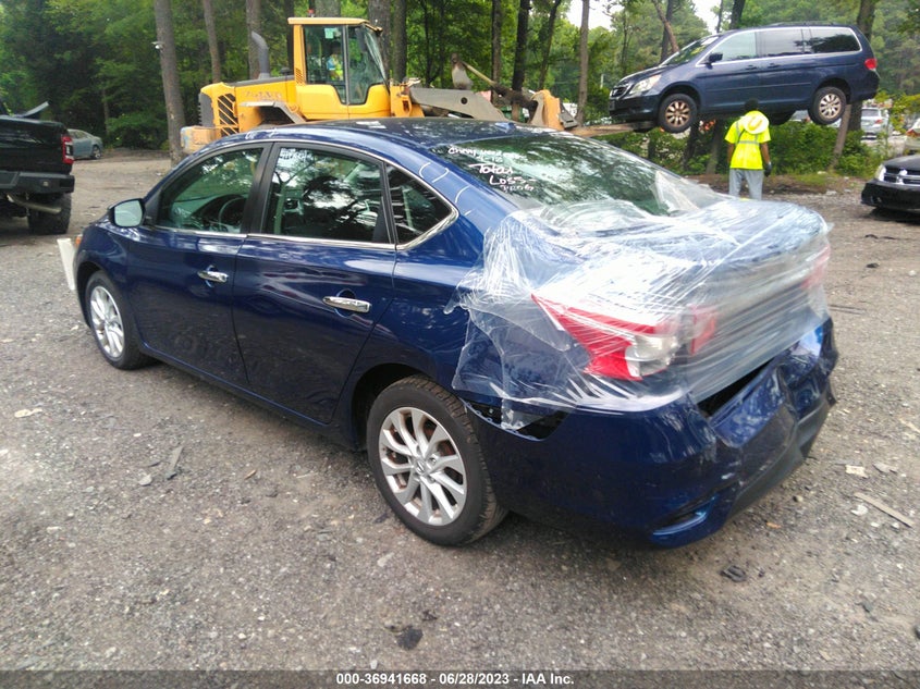 VIN 3N1AB7APXKY431525 2019 NISSAN SENTRA SV