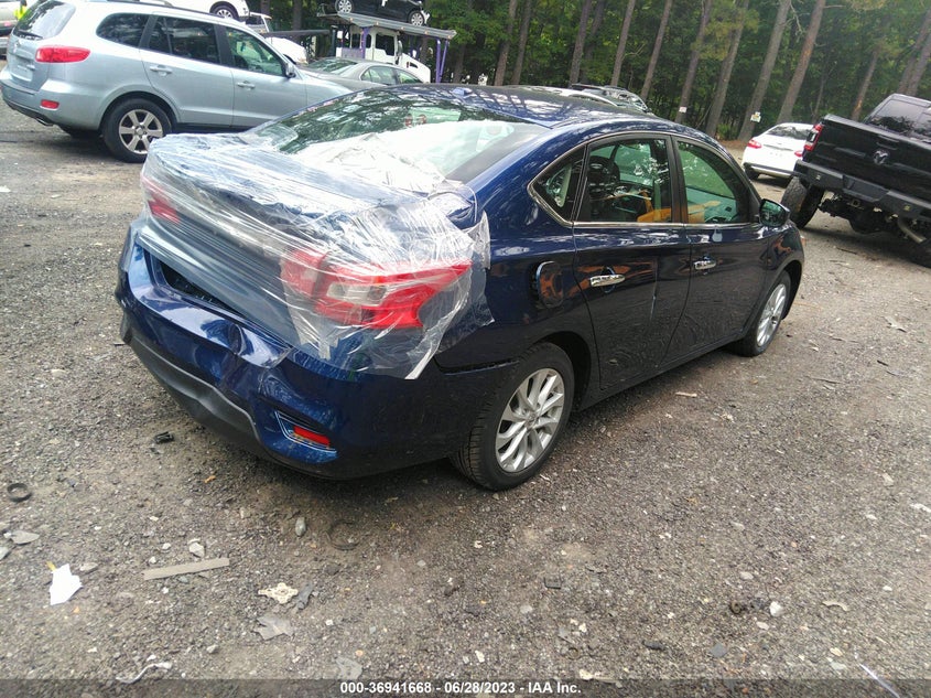 VIN 3N1AB7APXKY431525 2019 NISSAN SENTRA SV