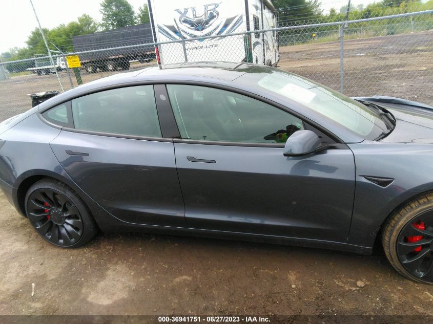 2023 TESLA MODEL 3 PERFORMANCE - 5YJ3E1ECXPF511766