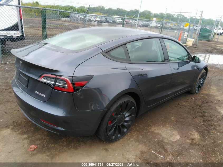 2023 TESLA MODEL 3 PERFORMANCE - 5YJ3E1ECXPF511766