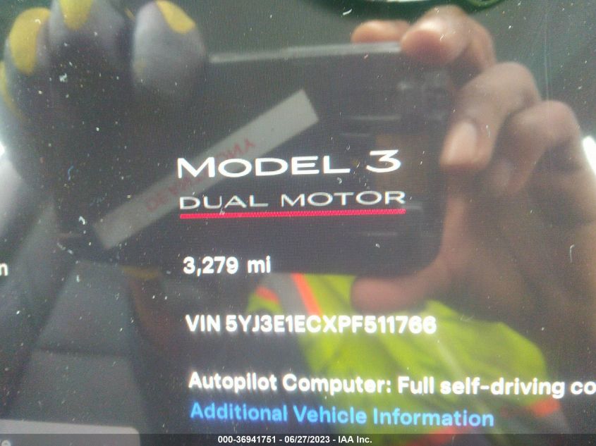2023 TESLA MODEL 3 PERFORMANCE - 5YJ3E1ECXPF511766