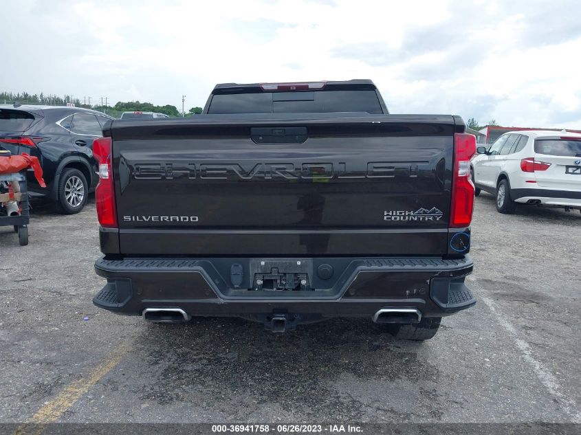 2019 CHEVROLET SILVERADO 1500 HIGH COUNTRY - 3GCPWFEDXKG137909