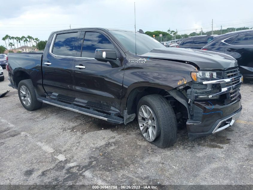 2019 CHEVROLET SILVERADO 1500 HIGH COUNTRY - 3GCPWFEDXKG137909