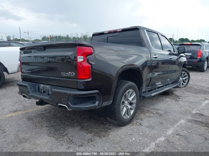 2019 CHEVROLET SILVERADO 1500 HIGH COUNTRY - 3GCPWFEDXKG137909