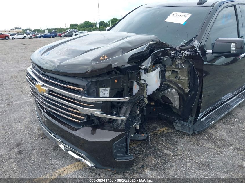2019 CHEVROLET SILVERADO 1500 HIGH COUNTRY - 3GCPWFEDXKG137909