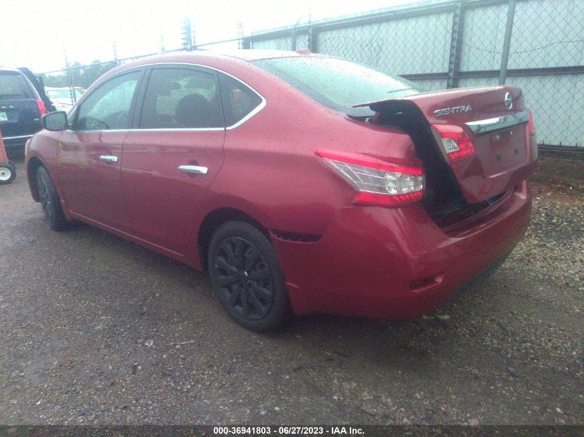 2015 NISSAN SENTRA S/SV/SR/SL - 3N1AB7AP6FY261993