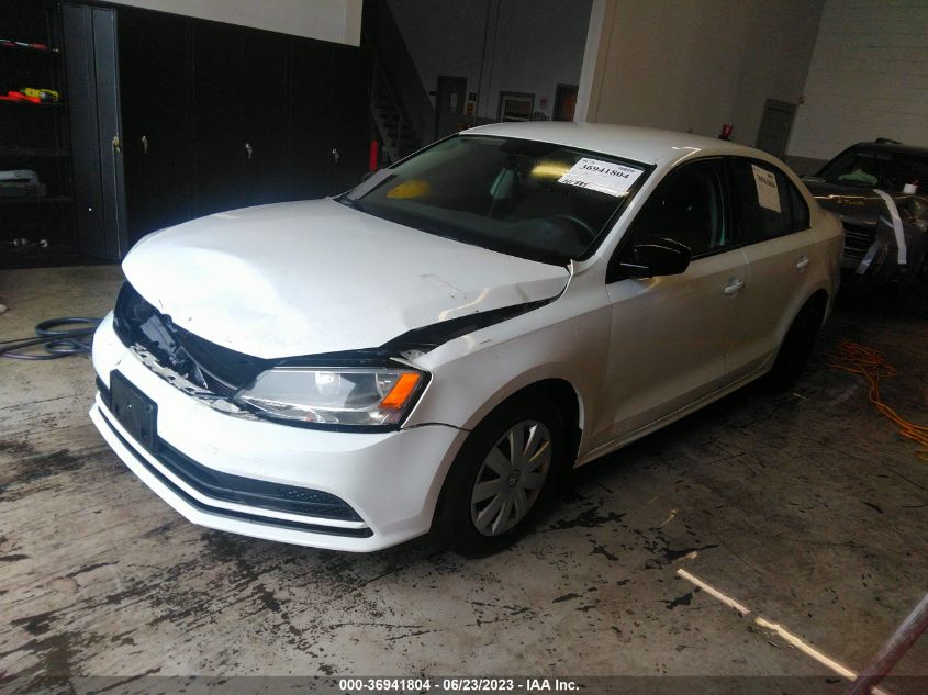 2015 VOLKSWAGEN JETTA SEDAN 2.0L S - 3VW2K7AJ8FM348005