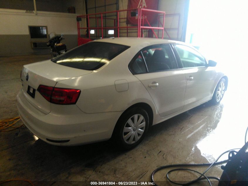 2015 VOLKSWAGEN JETTA SEDAN 2.0L S - 3VW2K7AJ8FM348005