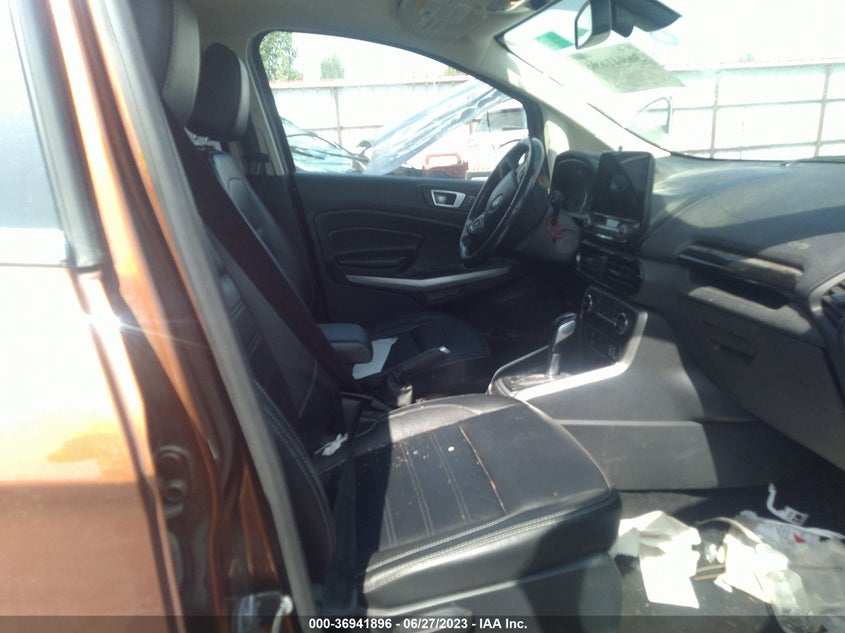 VIN MAJ6S3KL0KC297761 2019 FORD ECOSPORT TITANIUM