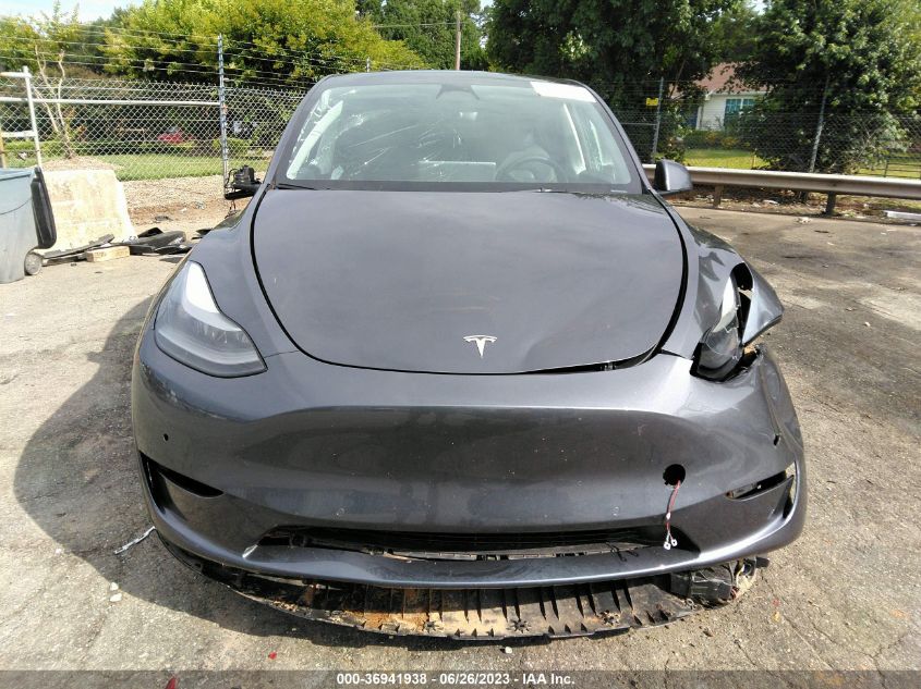 2022 TESLA MODEL Y LONG RANGE - 7SAYGAEE2NF537425
