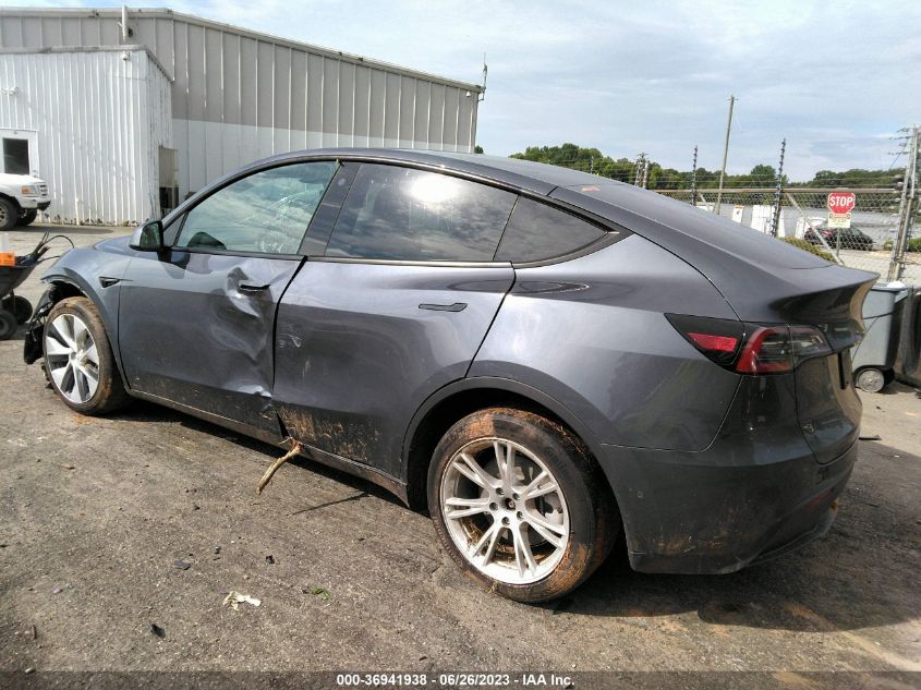2022 TESLA MODEL Y LONG RANGE - 7SAYGAEE2NF537425
