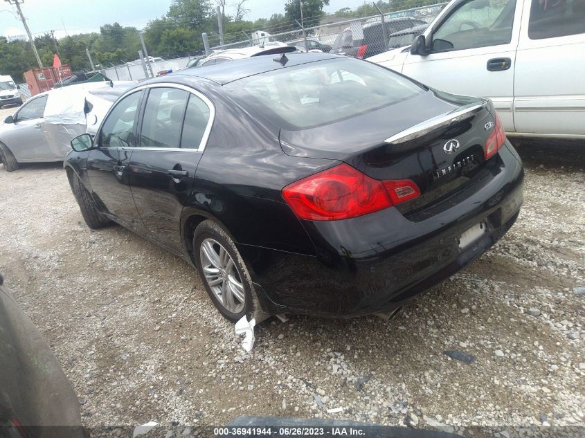 2013 INFINITI G37X JN1CV6AR4DM762361