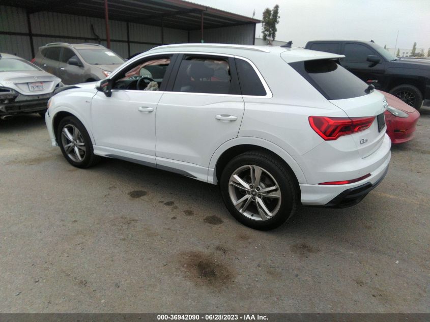 2020 AUDI Q3 S LINE PREMIUM - WA1DECF36L1032885