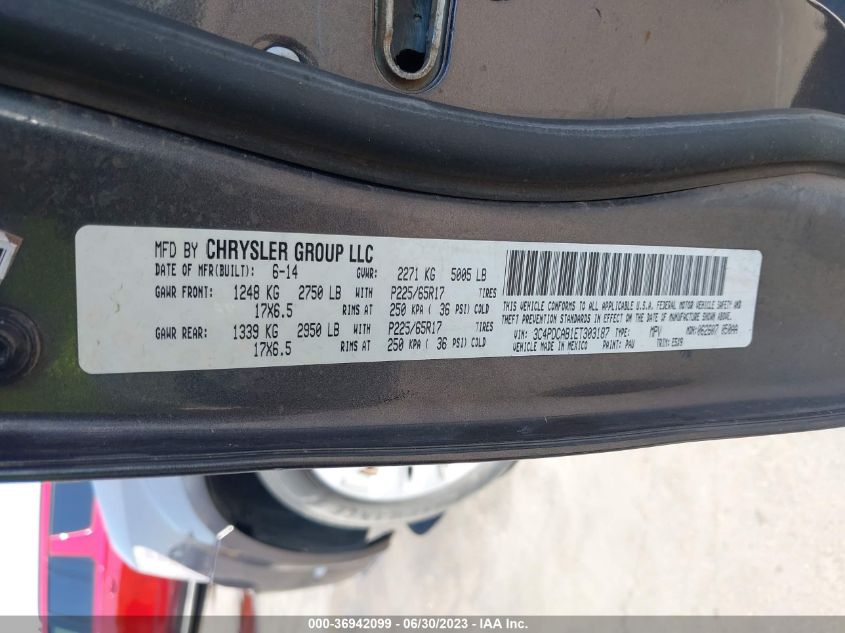 2014 DODGE JOURNEY AMERICAN VALUE PKG - 3C4PDCAB1ET303187