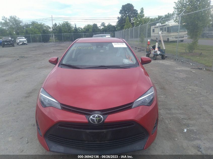 2017 TOYOTA COROLLA L/LE/XLE/SE - 2T1BURHE7HC896736