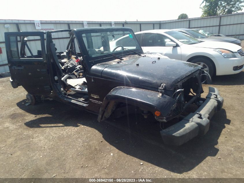 2014 JEEP WRANGLER UNLIMITED SAHARA - 1C4BJWEG5EL119067
