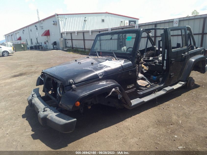 2014 JEEP WRANGLER UNLIMITED SAHARA - 1C4BJWEG5EL119067