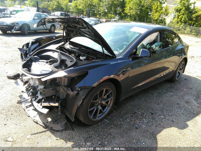 2022 TESLA MODEL 3 LONG RANGE - 5YJ3E1EB3NF166231