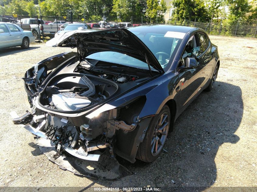 2022 TESLA MODEL 3 LONG RANGE - 5YJ3E1EB3NF166231