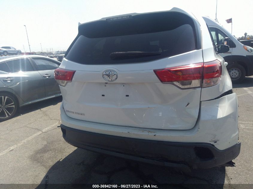 2018 TOYOTA HIGHLANDER LE - 5TDZZRFH5JS241646