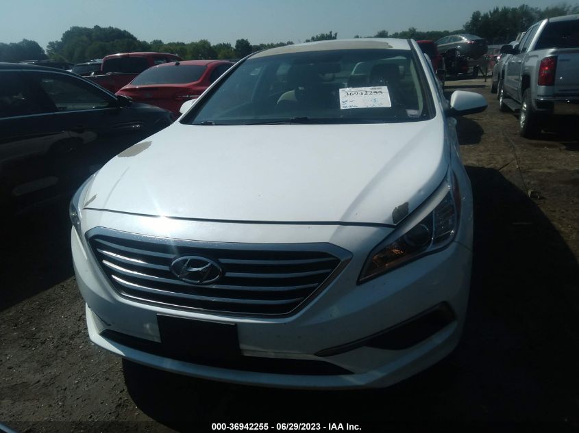 2017 HYUNDAI SONATA 2.4L - 5NPE24AFXHH503429