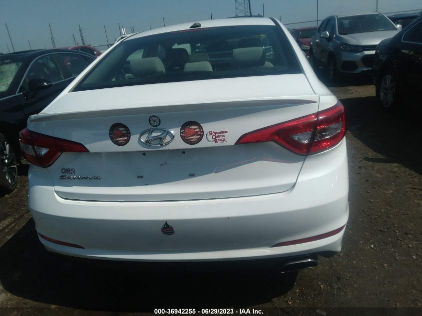 2017 HYUNDAI SONATA 2.4L - 5NPE24AFXHH503429