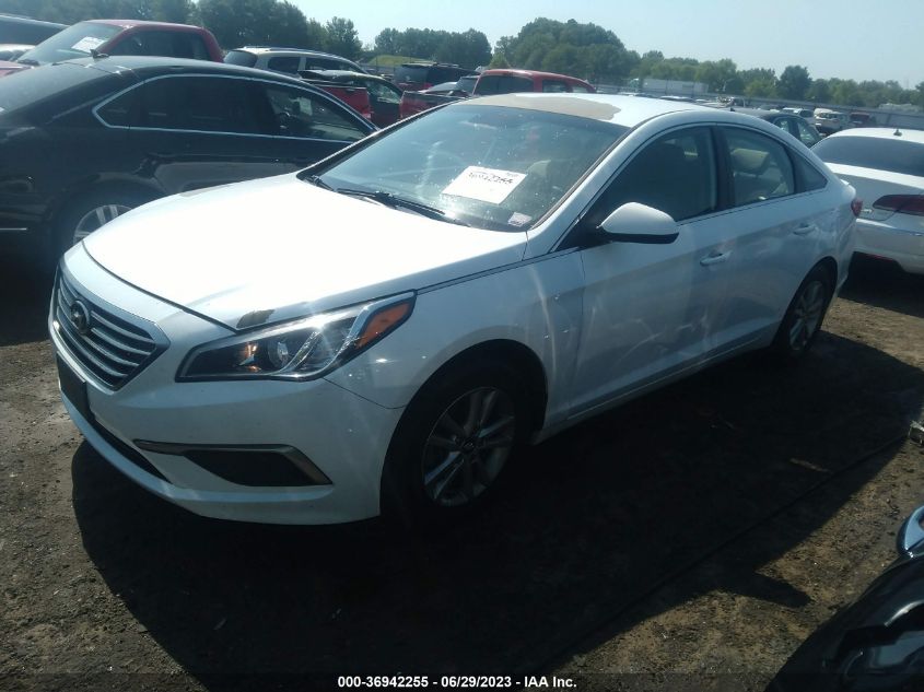 2017 HYUNDAI SONATA 2.4L - 5NPE24AFXHH503429