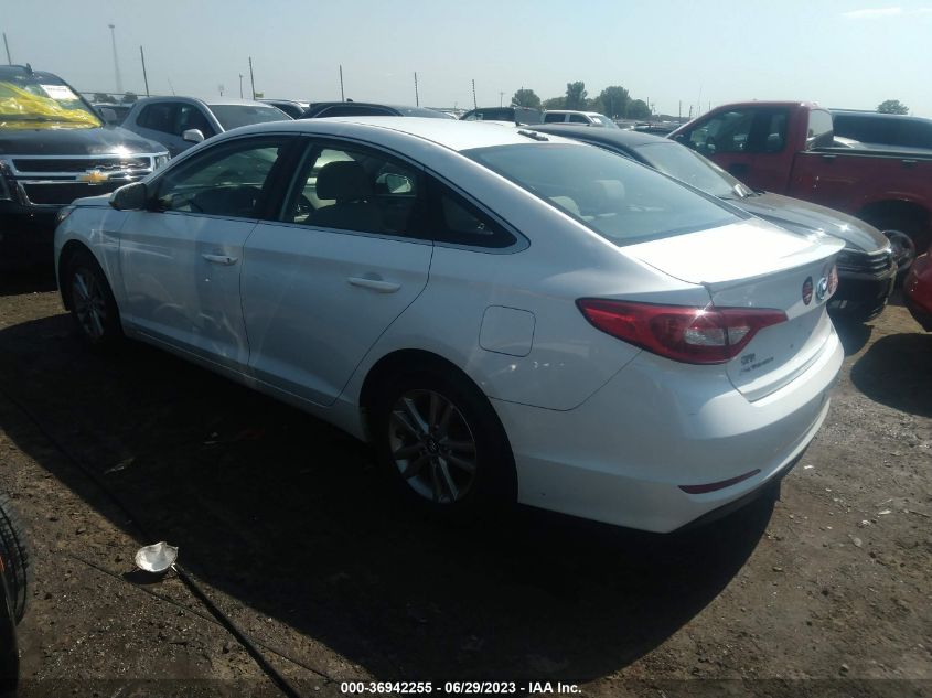 2017 HYUNDAI SONATA 2.4L - 5NPE24AFXHH503429