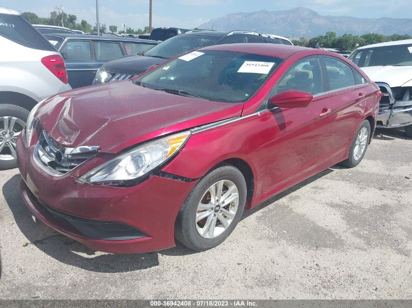 2014 HYUNDAI SONATA GLS - 5NPEB4AC9EH922681