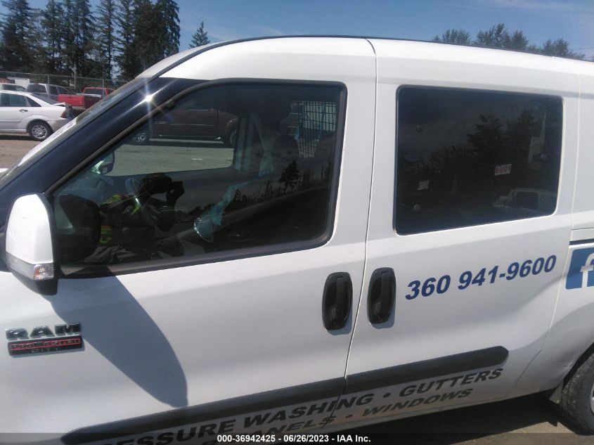 2017 RAM PROMASTER CITY CARGO VAN TRADESMAN SLT ZFBERFBB8H6G57575