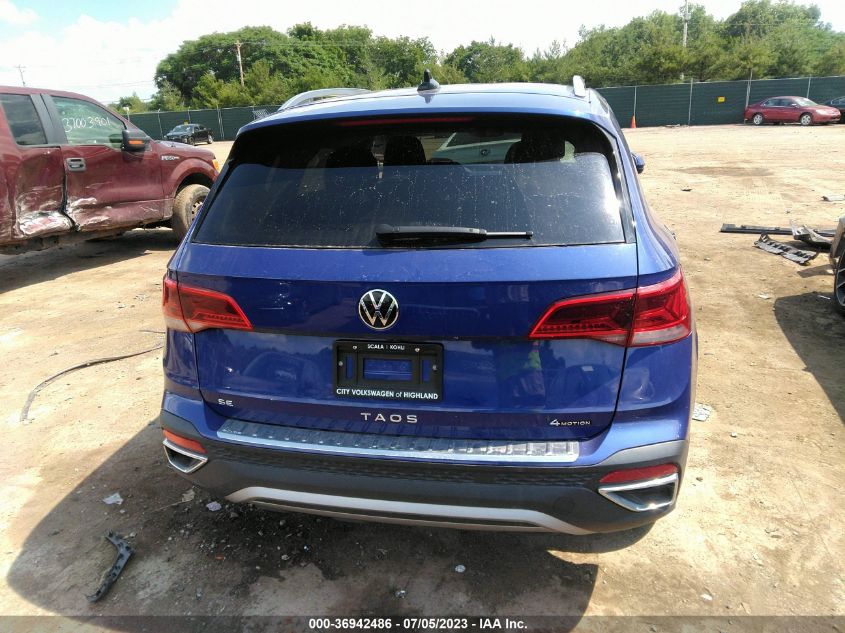 2022 VOLKSWAGEN TAOS SE - 3VVYX7B27NM048364