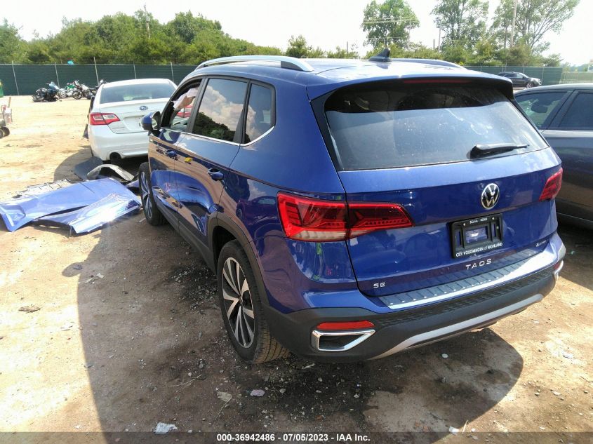 2022 VOLKSWAGEN TAOS SE - 3VVYX7B27NM048364