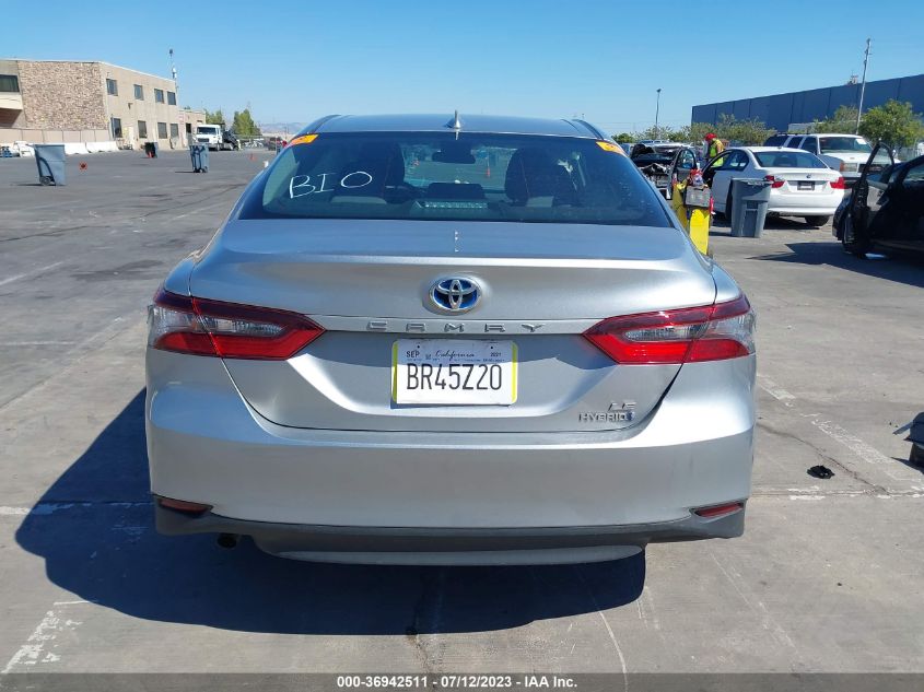2021 TOYOTA CAMRY HYBRID LE - 4T1C31AK8MU561986