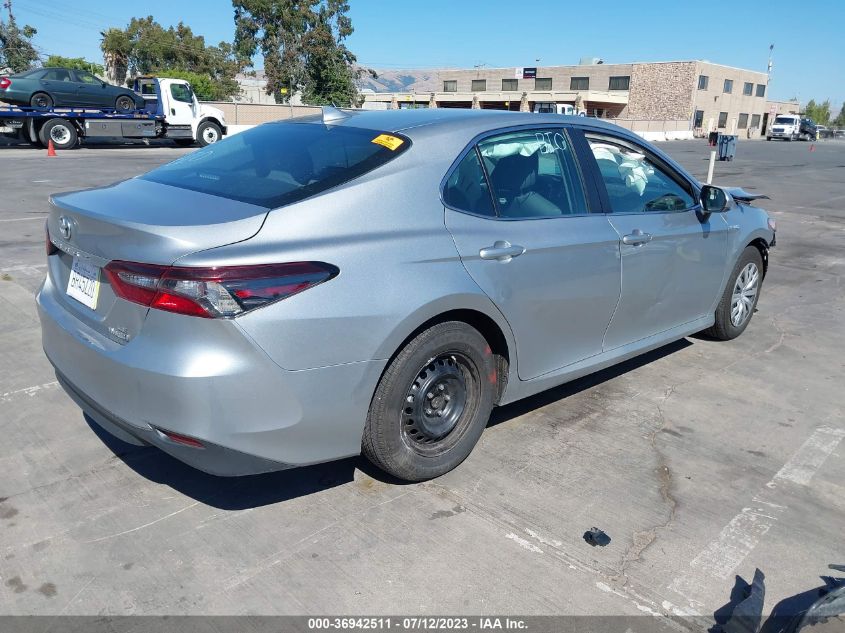 2021 TOYOTA CAMRY HYBRID LE - 4T1C31AK8MU561986