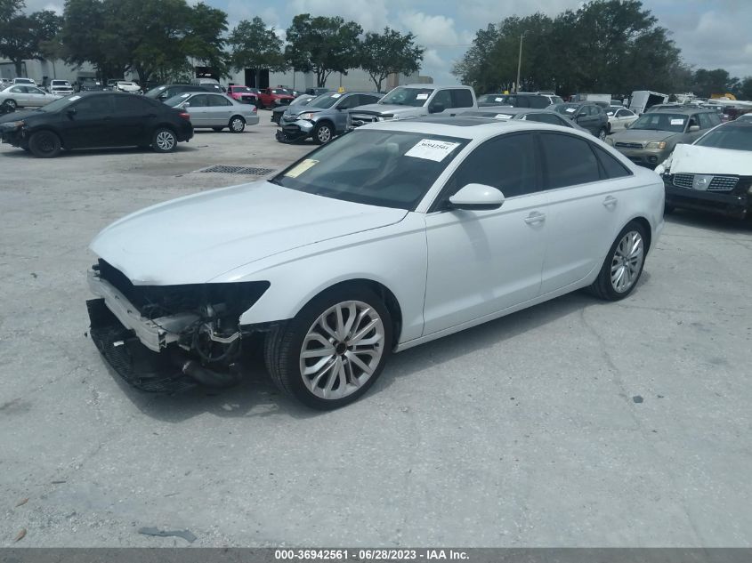 2013 AUDI A6 PREMIUM PLUS - WAUDFAFC0DN104050