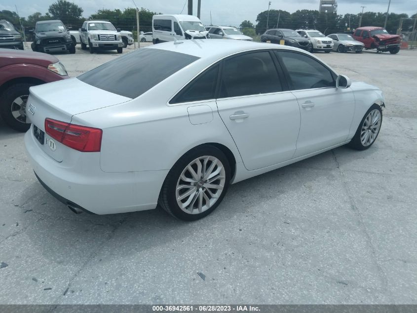 2013 AUDI A6 PREMIUM PLUS - WAUDFAFC0DN104050