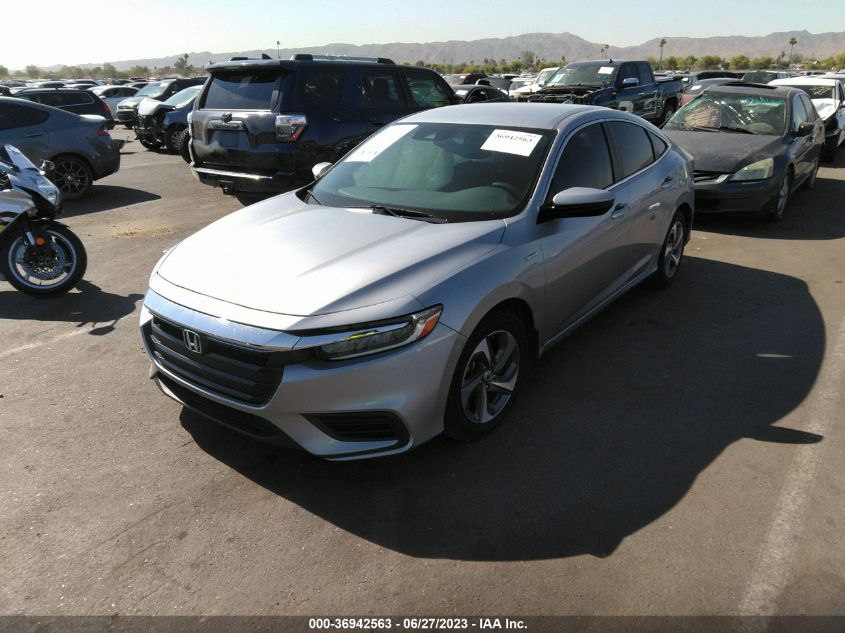 2019 HONDA INSIGHT EX - 19XZE4F50KE016292