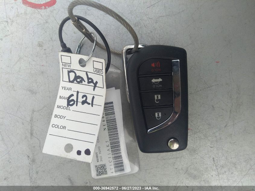 2022 TOYOTA CAMRY LE - 4T1C11AK5NU663785