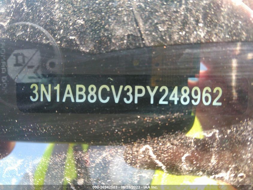 2023 NISSAN SENTRA SV - 3N1AB8CV3PY248962