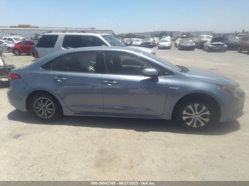 2021 TOYOTA COROLLA HYBRID LE - JTDEAMDE2MJ012604